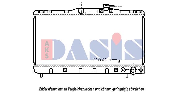 AKS DASIS Radiaator,mootorijahutus 210690N